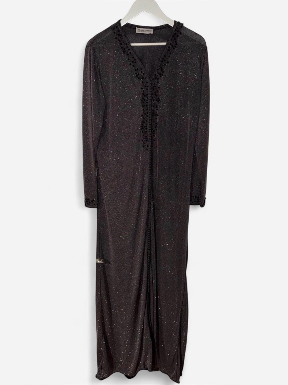 Sparkly dark grey morrocan kaftan